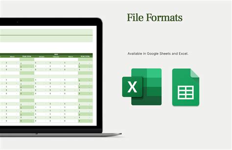 Monthly Financial Projections Template - Google Sheets, Excel ...