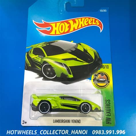 Hot Wheels Car Lamborghini Veneno Blue Shopee Philippines