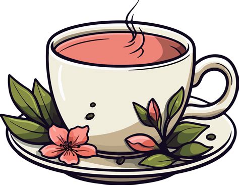 Ai G N R Tasse De Th Clipart Conception Illustration Png