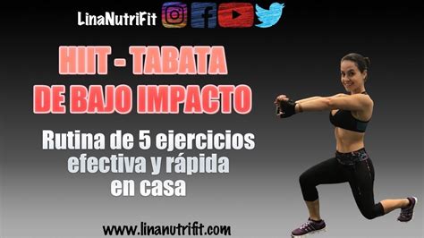 Hiit Tabata De Bajo Impacto Ejercicios Que Puedes Hacer En Casa