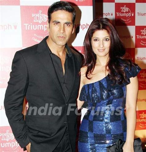 Twinkle Khanna with her husband Akshay Kumar Photo