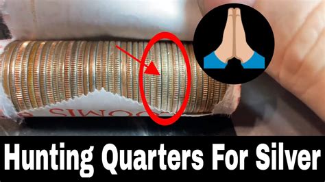 Coin Roll Hunting Quarters For Silver YouTube