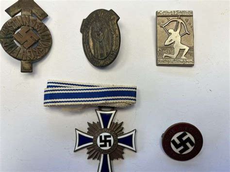 German Rd Reich Hj Proficiency Badge Naked Archer Donation Badge