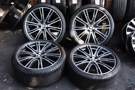 Set Of Four 2017 2018 2019 Bmw 530i 540i 20 Oem Rims Tires 2518 2318