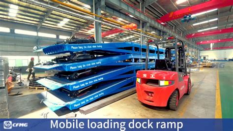 Mobile Dock Ramp Yard Ramp T Mm Height Mobile Loading Ramp