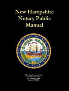 New Hampshire Notary Public Manual Buy New Hampshire Notary Public