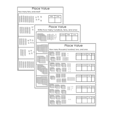 Free Printable Montessori Math Worksheets Place Value Montessori Worksheets Library