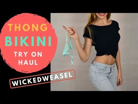 Bikini Thong Try On Haul Wickedweasel Colecci N