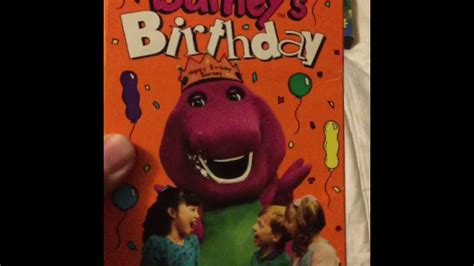 Barney And Friends Happy Birthday Vhs