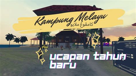 Ucapan Tahun Baru Bersama Rakyat Jelata Kampung Melayu Vrchat