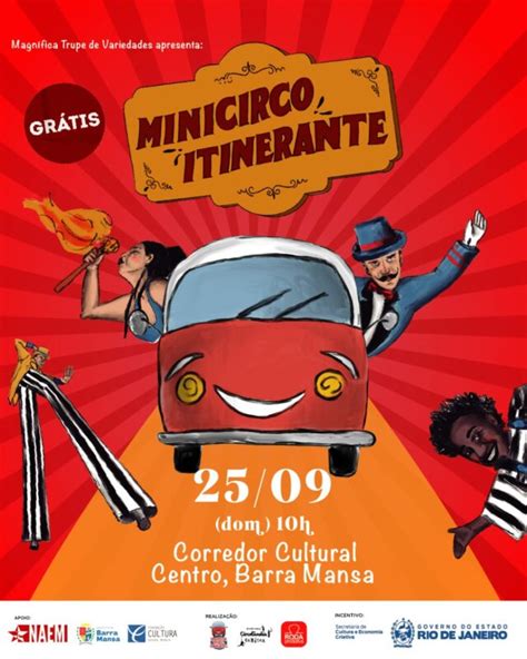 Barra Mansa Recebe “minicirco Itinerante” No Corredor Cultural Folha