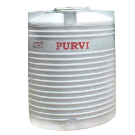 White 2000 Liter Triple Layer Branded Plastic Water Tanks At Best Price