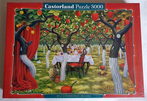 3000 Castorland Wild Strawberries Orchard Rare Puzzles