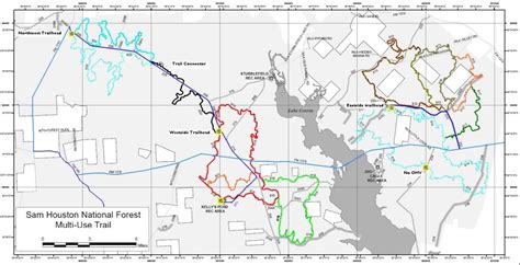 Sam Houston National Forest Map - Maps Model Online