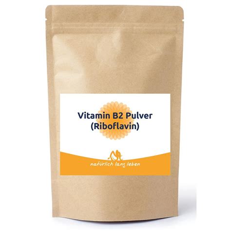 Nat Rlich Lang Leben Vitamin B Riboflavin Pulver G Shop Apotheke