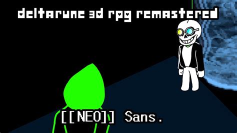 Roblox Deltarune 3d Rpg Remastered Neo Sans Youtube