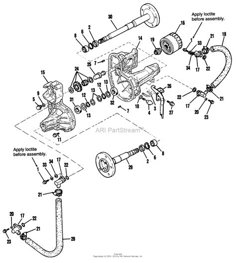 Simplicity H Hp Hydro Tractor Only Parts Diagram For