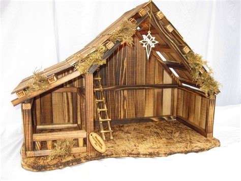 Woodtopia Nativity Stable Medium Willow Tree | Nativity stable, Christmas crib ideas, Nativity scene