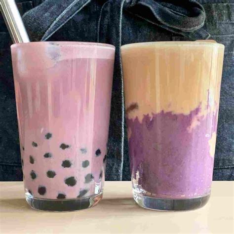 Ube Milk Tea Boba Recipe Make Purple Bubble Tea At Home