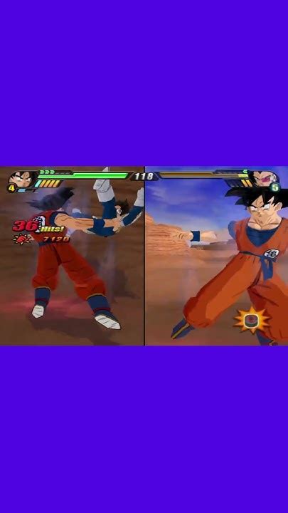 Dragonball Z Budokai Tenkaichi 3 Goku Early Vs Vegeta Scouter Combo Super Moves 2 Ps2