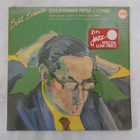 【やや傷や汚れあり】46002771【us盤verveシュリンク2lp】bill Evans California Here I