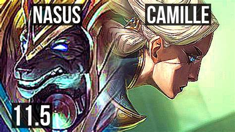 Nasus Vs Camille Top 2 5m Mastery Dominating 9 2 1 Euw Diamond