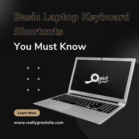 Basic Laptop Keyboard Shortcuts You Must Know – QuickGenie