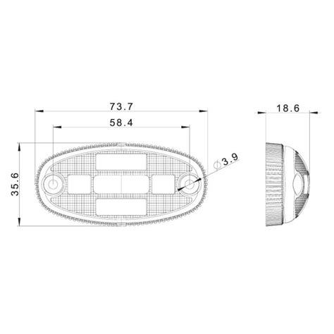 Feu De Gabarit Rouge Led