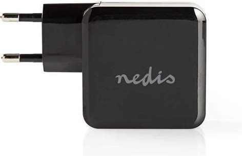 Nedis Thuislader Met Usb C En Usb A Poort Smart Ic A Zwart