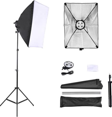 Fotostudio Sets E Fotografie Verlichting Kit Pcs Softbox