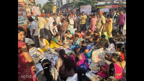 Navi Mumbai Maratha community caters to large morcha crowd | Mumbai ...