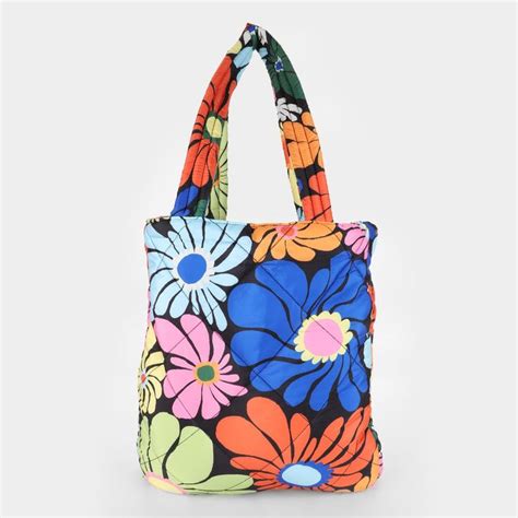 Bolsa Farm Shopper Tapioca Margarida Solar Feminina Colorido Netshoes