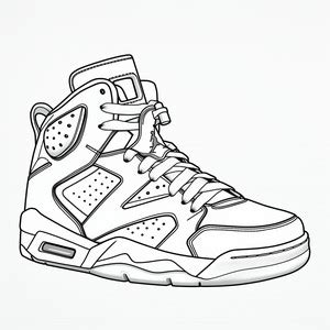 Disegni Da Colorare Di Scarpe Jordan Nike