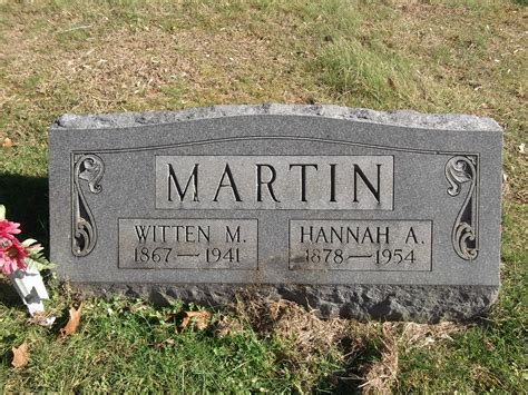 Witten M Martin Find A Grave Memorial