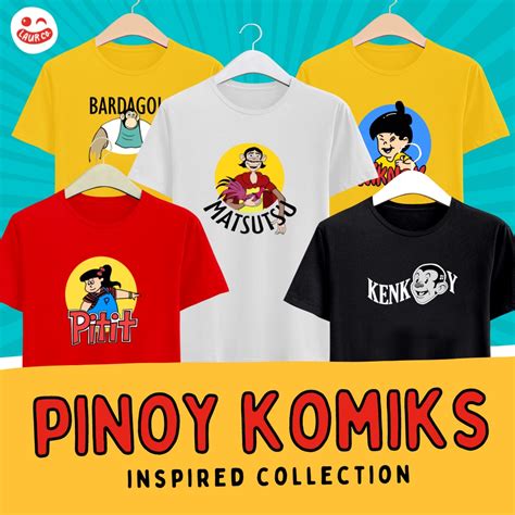 Pinoy Komiks Inspired Collection The Laur Co T Shirt Shopee Philippines