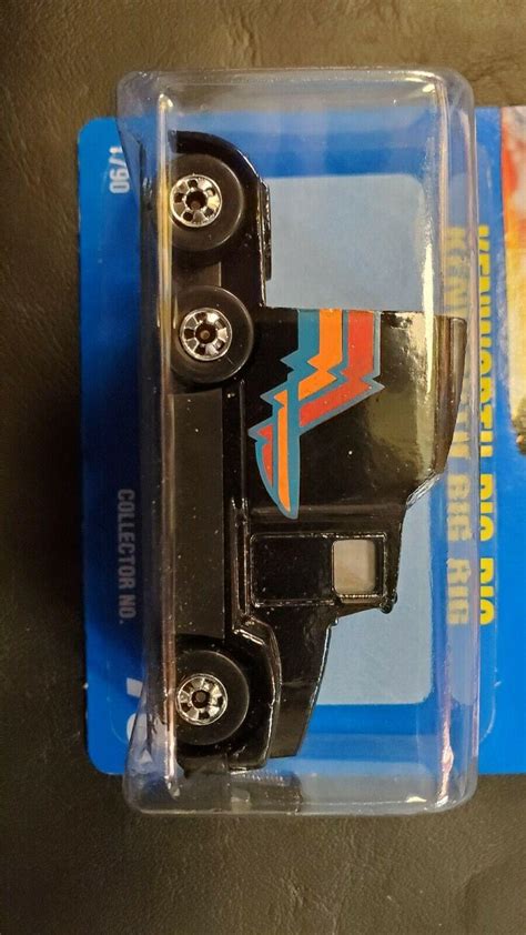 1991 Hot Wheels Kenworth Big Rig 1790 Collector 76 Blue Card Nip 4551612996