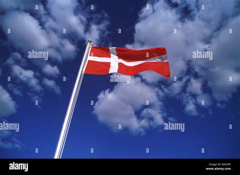 Flag Of Denmark Stock Photo Alamy