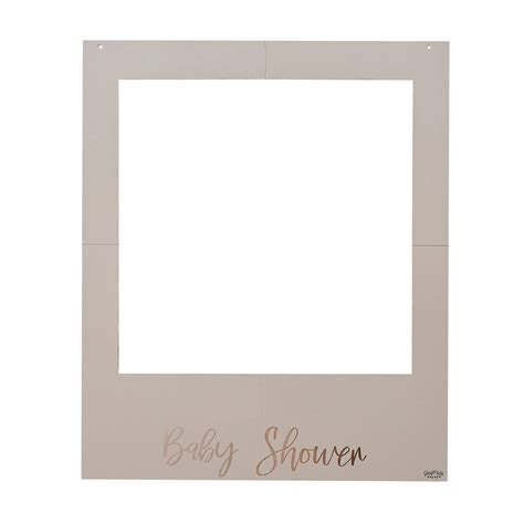 Ginger Ray Customisable Baby Shower Photo Booth Frame Hobbycraft