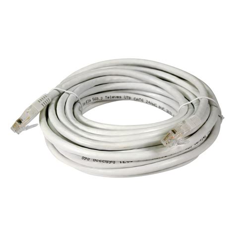 Network Cable Rj45 Uutp Cat 6 Cu Pvc 7m White Box 10 Units Televes