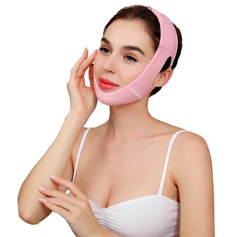 V Line Face Shaper Elastic Face Slimming Bandage Chin Cheek Lift Up Belt Women Face Skin