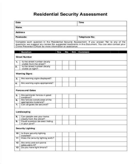 Free 44 Assessment Templates In Pdf Ms Word