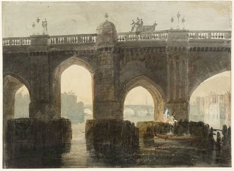 Old London Bridge Painting by Joseph Mallord - Fine Art America