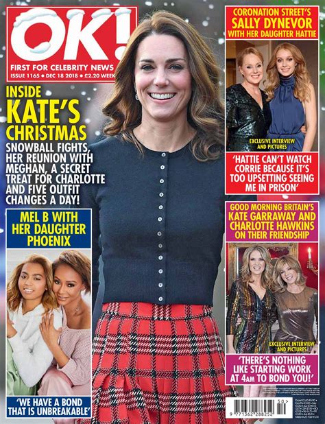 Kate Middleton And Prince William Ok Magazine Uk December 2018 Issue