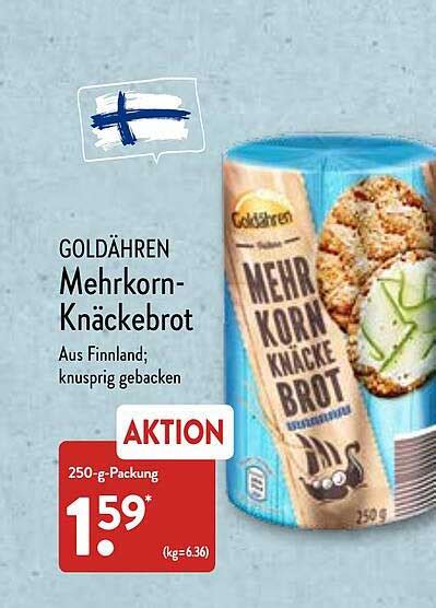 Gold Hren Mehrkorn Kn Ckebrot Angebot Bei Aldi Nord