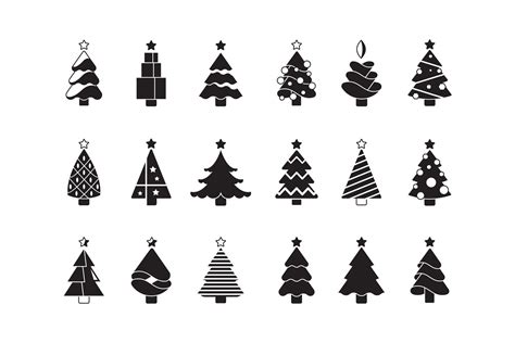 Simple Christmas Tree Silhouette