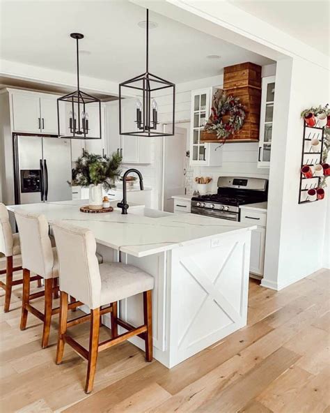 Farmhouse Kitchen With Wood Accents Soul Lane