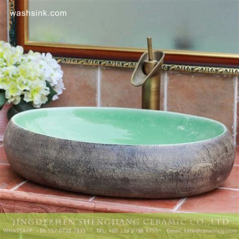 Ryxw Carved Flower Design Bathroom Sanitary Ware China Jingdezhen