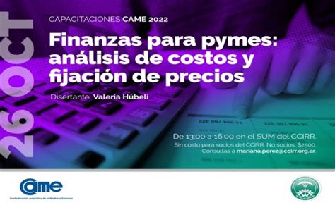 Finanzas Para Pymes An Lisis De Costos Y Fijaci N De Precios Una