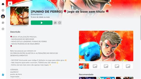 C Digos Jogo De Boxe Sem T Tulo Untitled Boxing Game Janeiro