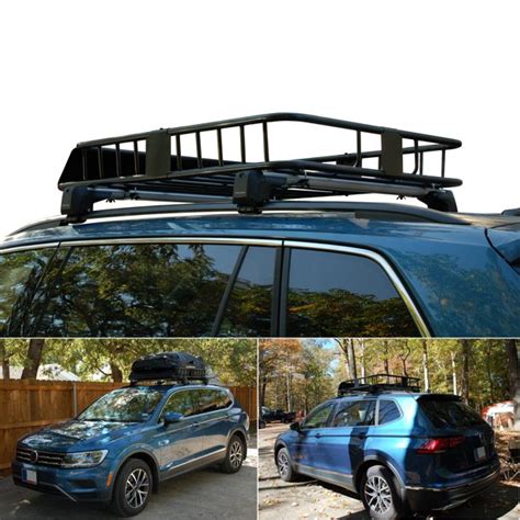 Large Steel Car SUV Rooftop Roof Luggage Cargo Rack Basket